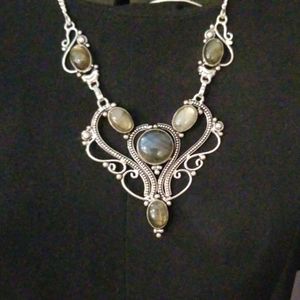 Black Moonstone necklace